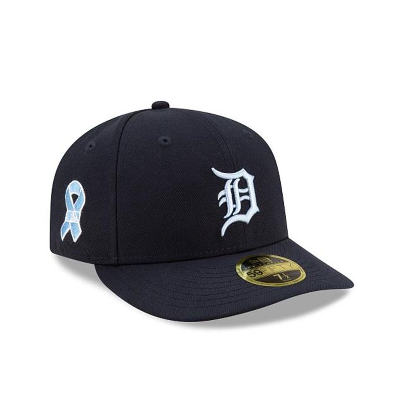 MLB Detroit Tigers Father's Day Low Profile 59Fifty Fitted (CST8738) - Blue New Era Caps